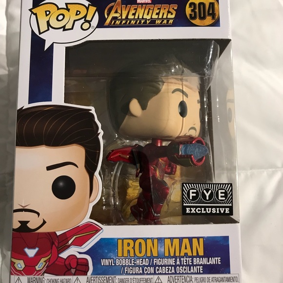 fye iron man funko pop